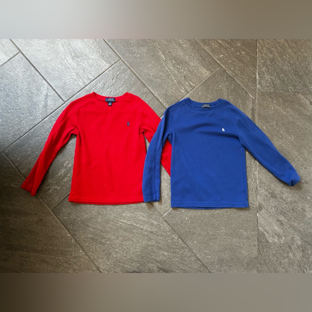 Polo by Ralph Lauren boys 5T thermal long sleeve shirts